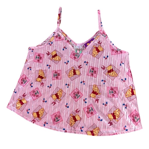 VINTAGE DISNEY WINNIE THE POOH GIRLS PAJAMA SET - Picture 2 of 4
